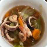 ブイヤベース風魚介スープ